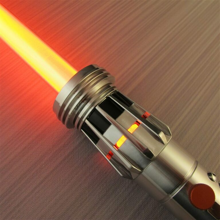 Menace SE Custom Black With Windows Lightsaber Emitter Ignited