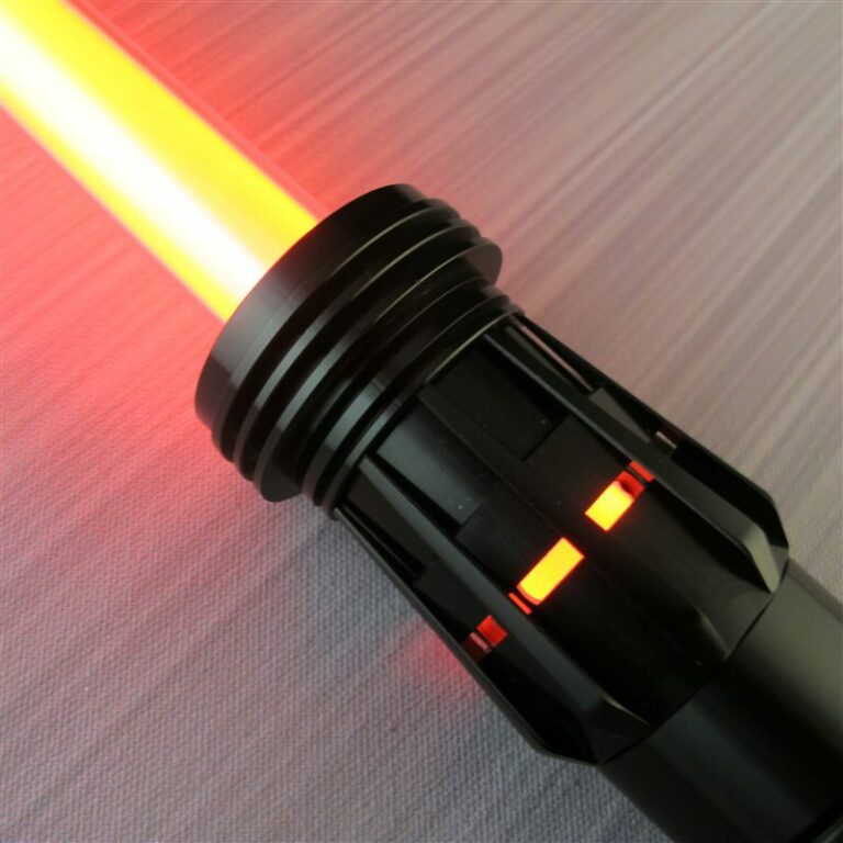 Dark Menace Lightsaber Emitter Black With Windows