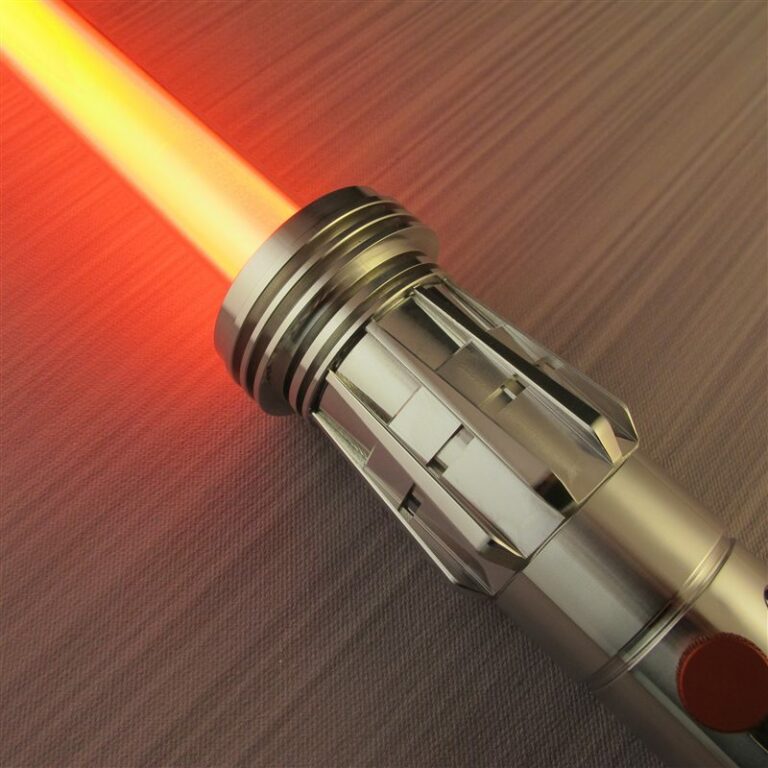 Menace SE Custom Lightsaber Silver without Windows Custom Lightsaber Ignited
