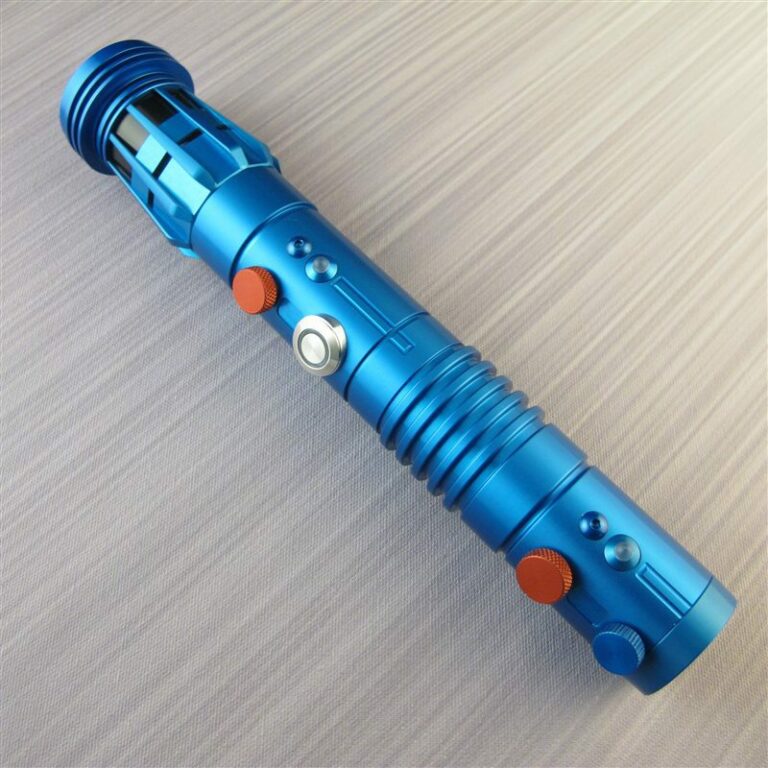 Azure Menace with AV Switch Custom Lightsaber