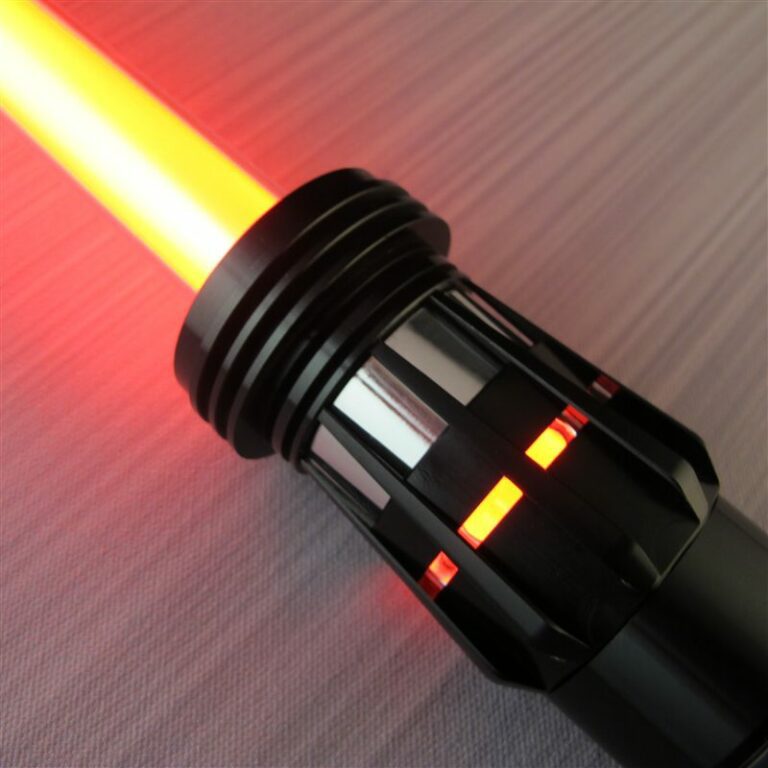Dark Menace Lightsaber Emitter Silver With Windows