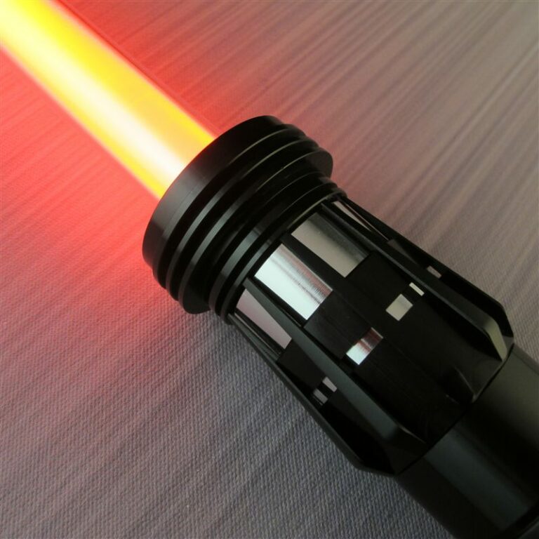 Dark Menace Lightsaber Emitter Silver Without Windows