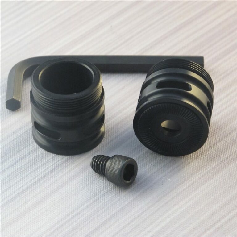 Flush Black Finish Coupler with Vents for Custom Lightsaber