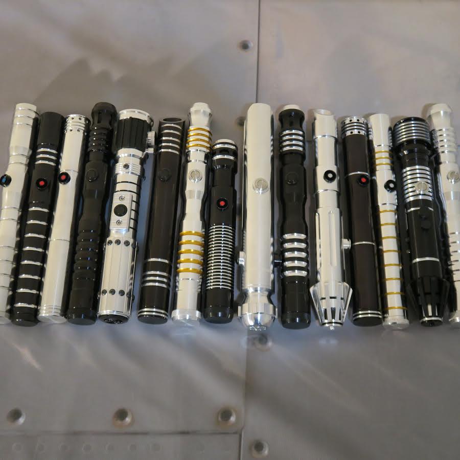 Grab Bag Saber Custom Combat Ready Lightsaber w/ Millions of Combinations Incl. Sound & LED Options.
