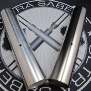 The Consular Shroud Options Polished Aluminum (Left), Nickel Plated (Right)