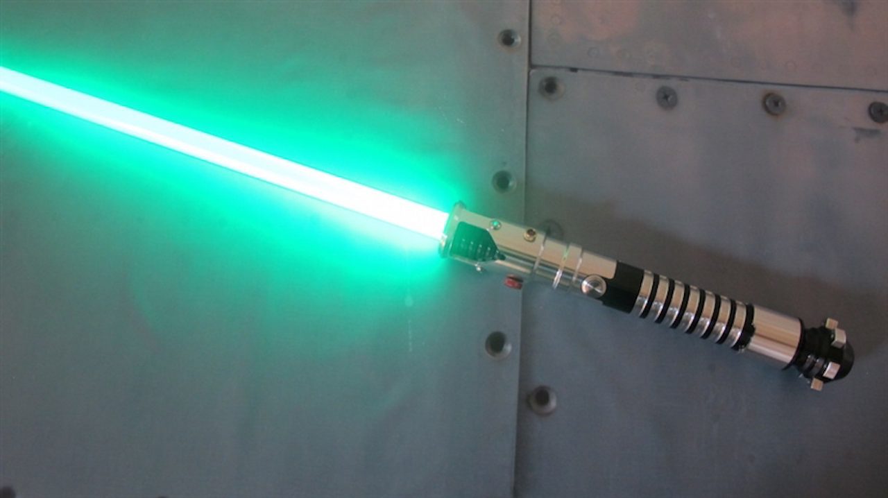 Guardian Custom Lightsaber Shop for a Custom Brass Jeweled Guardian