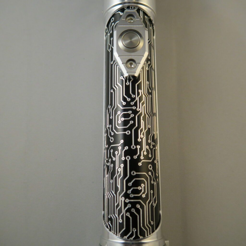Spectre Custom Lightsaber Body View with Engraving