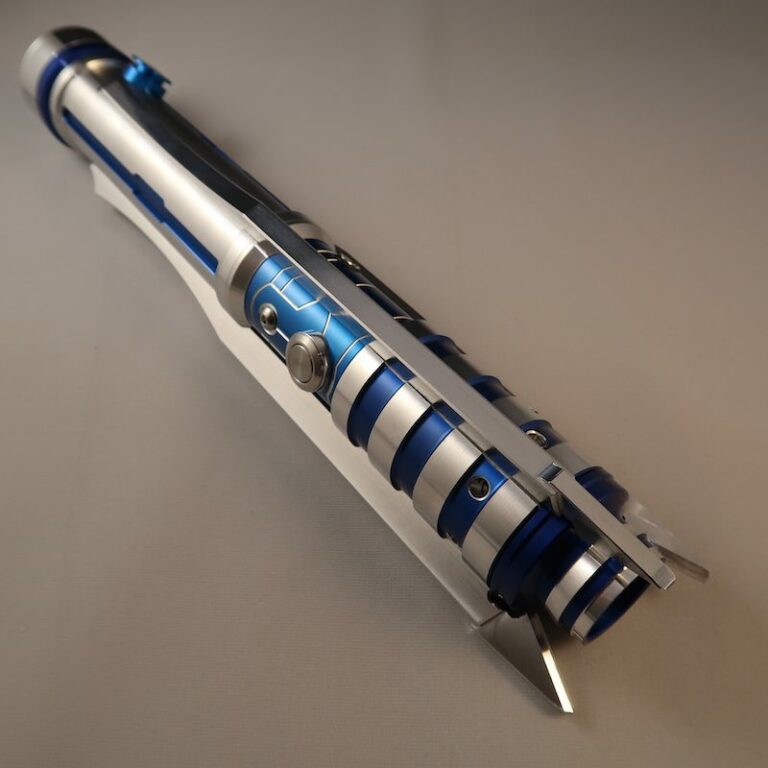 Emitter Down Azure Butcher with Windows Custom Lightsaber