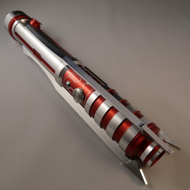 Custom Lightsaber Crimson Butcher Emitter Down