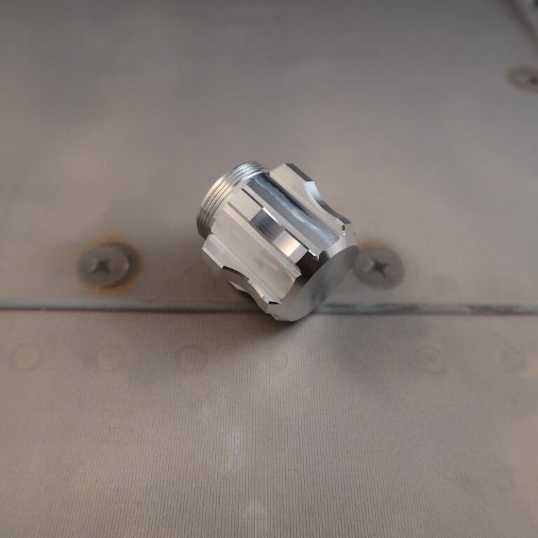 Aeon v5 Solid Pommel for Custom Lightsabers Angled View