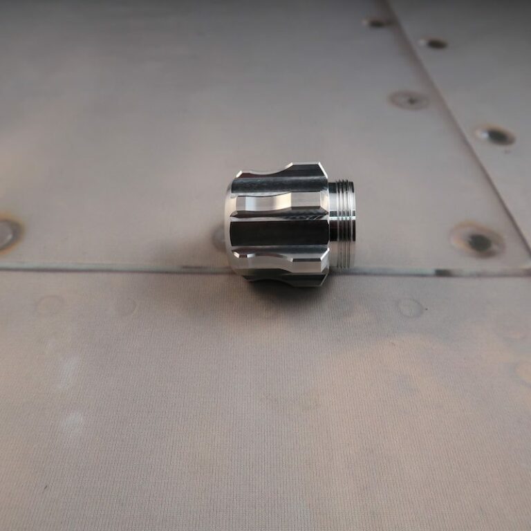 Aeon v5 Pommel for Custom Lightsaber Vented Profile View