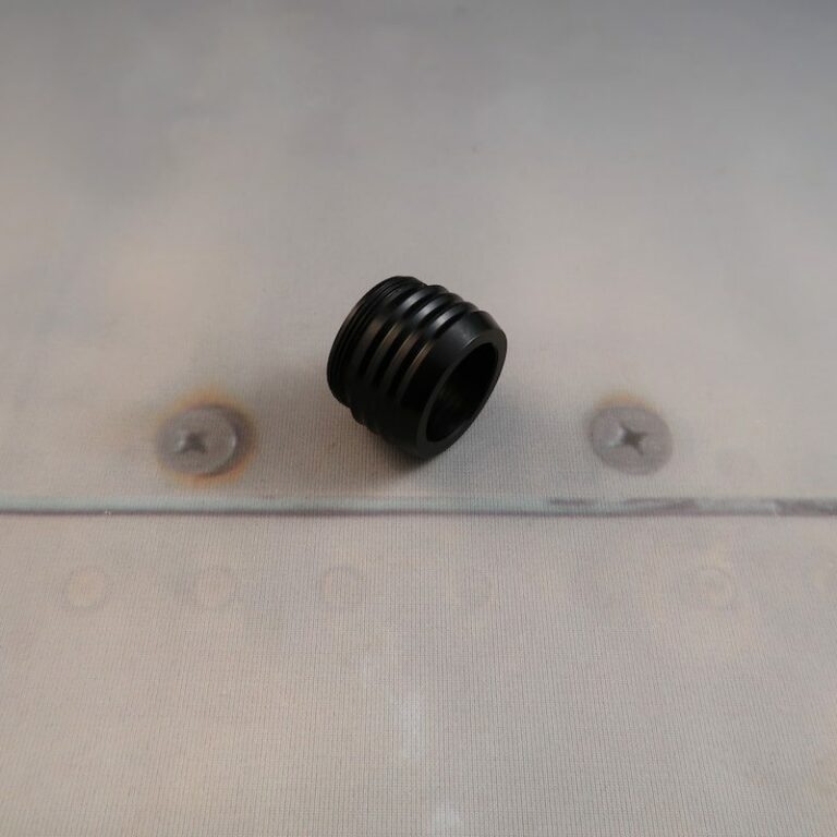 Dark Sentinel v5 Pommel Vented Custom Lightsaber Angled View