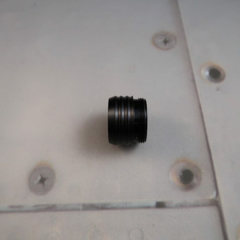 Dark Sentinel v5 Vented Pommel for Custom Lightsabers Profile View