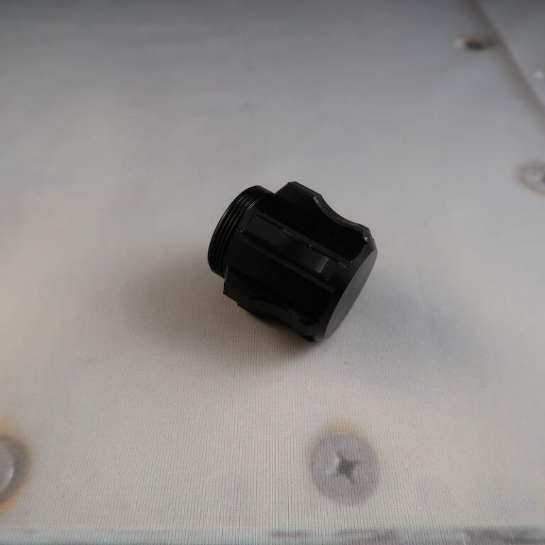 Dominix v5 Pommel for Custom Lightsabers Solid Angled View