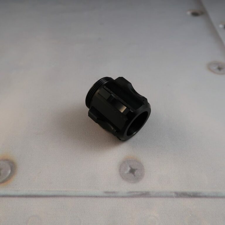 Dominix v5 Pommel for Custom Lightsaber Vented Angled View