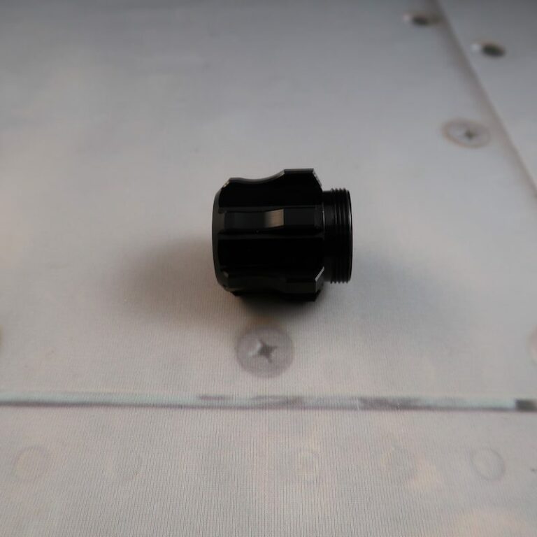 Dominix v5 Pommel for Custom Lightsabers Vented Profile View