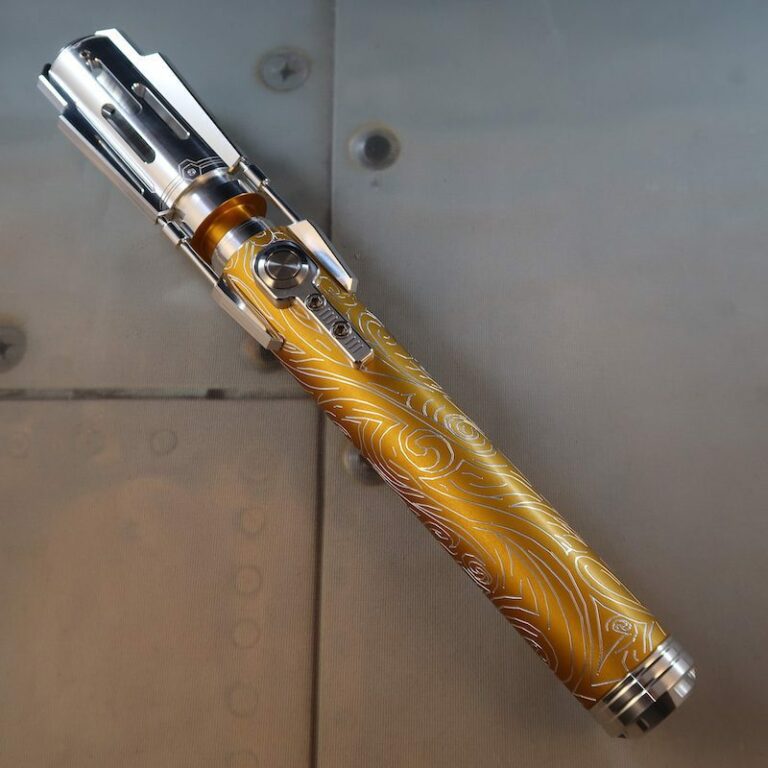 Grand Master LE Custom Lightsaber Front Etching and Activation Box