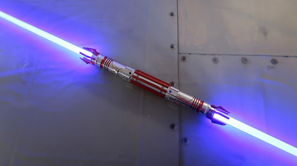 Crimson Dominicide Lightsaber Ignited
