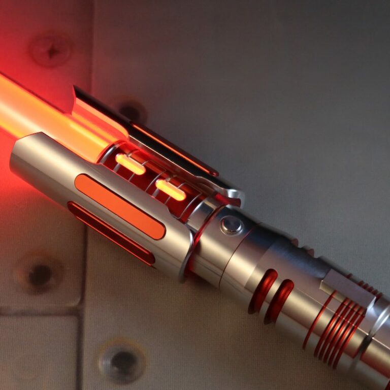 Crimson Fallen Custom Lightsaber Combat Ready Emitter Windows