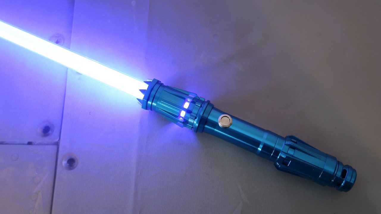 The Azure Empress Custom Lightsaber from Ultrasabers No Engraving