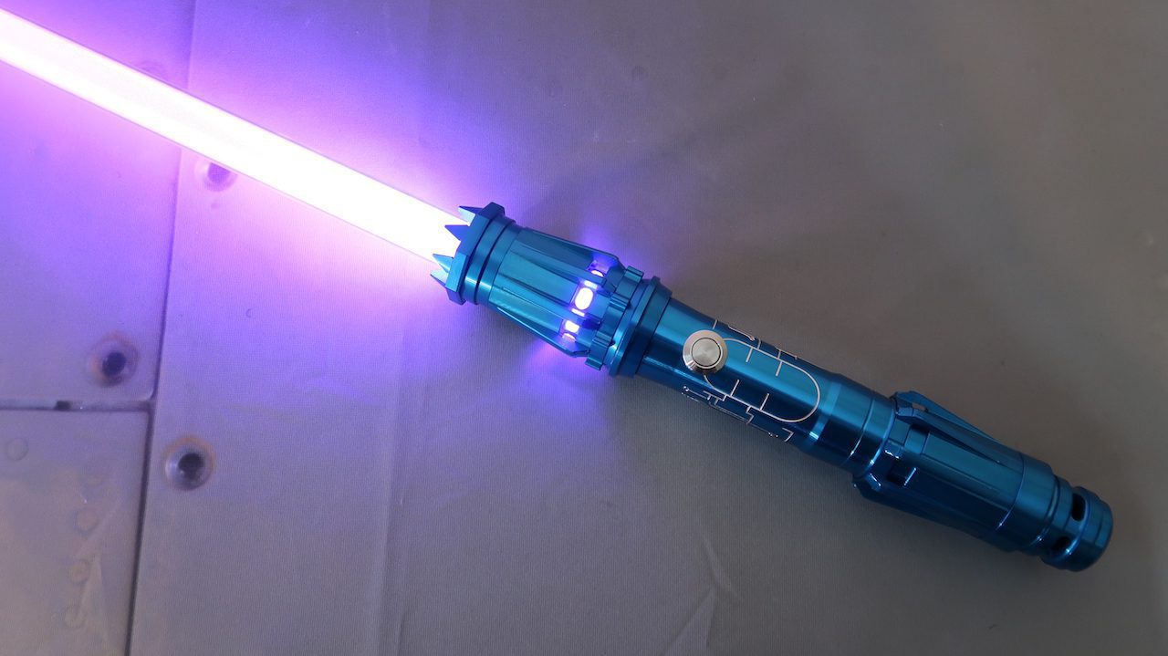 The Azure Empress Custom Lightsaber From Ultrasabers With Engraving