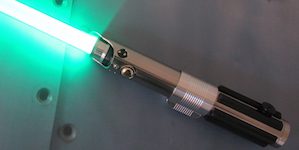 Glowing Green Graflex Lightsaber