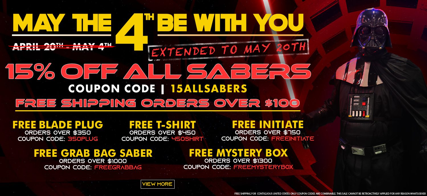 Ultrasabers May the Fourth Sales Event!