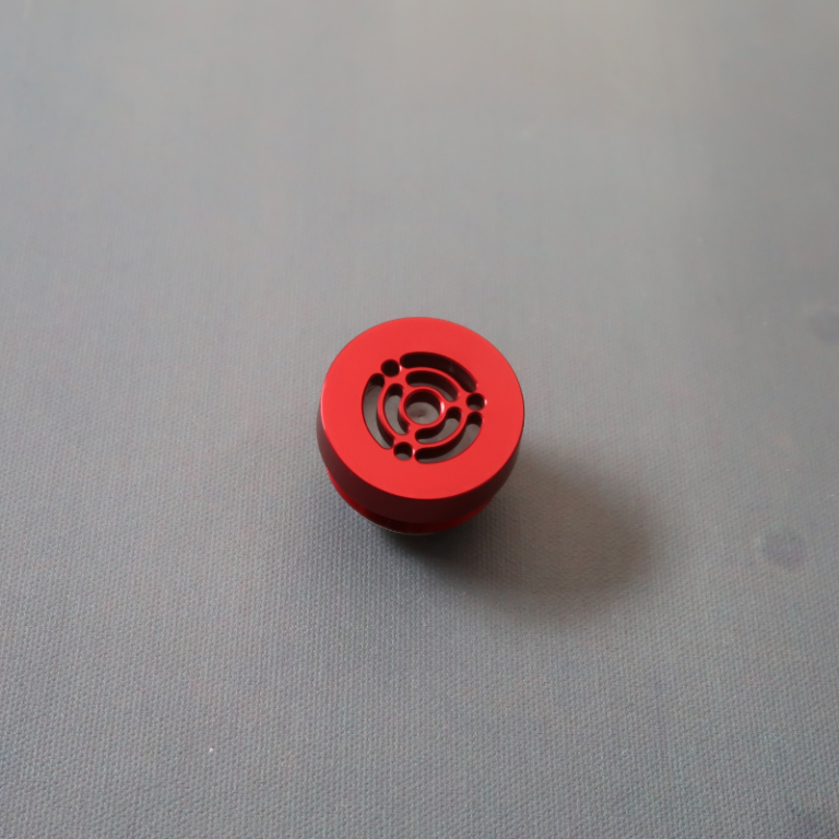 Crimson Menace Pommel - Bottom View