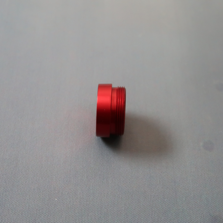 Crimson Menace Pommel - Side View