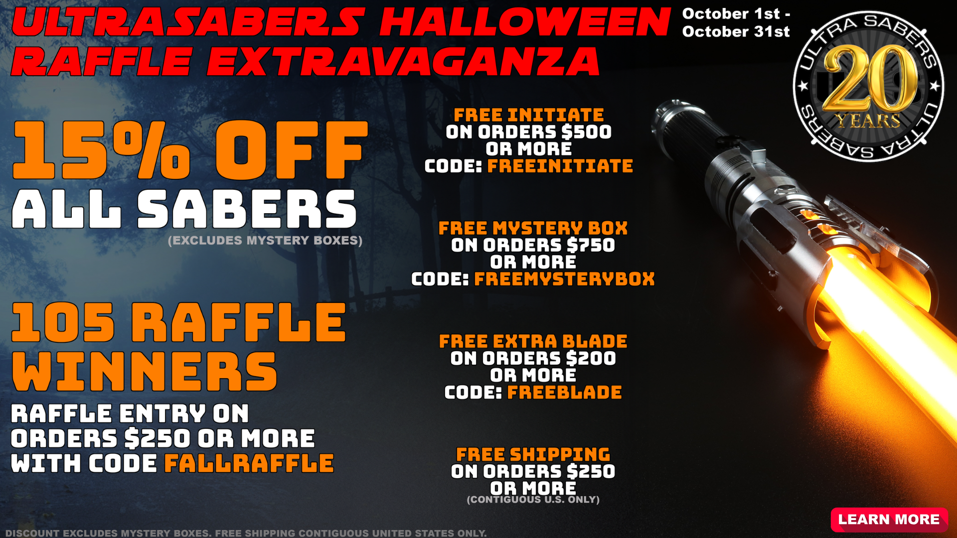 2025 Ultrasabers Halloween Raffle