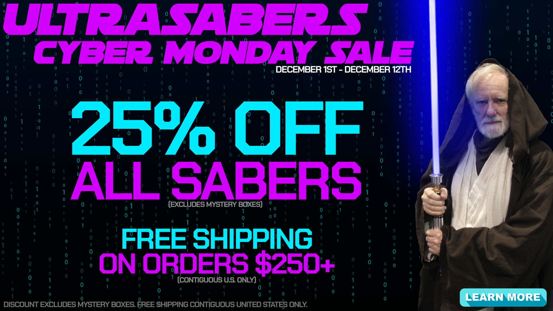 2025 Ultrasabers Cyber Monday Sale