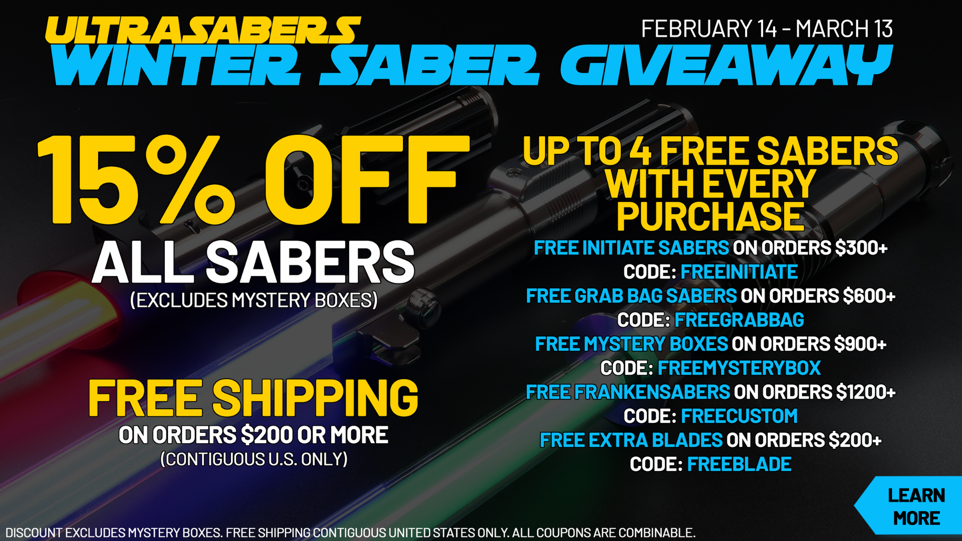 2026 Ultrasabers Winter Saber Giveaway